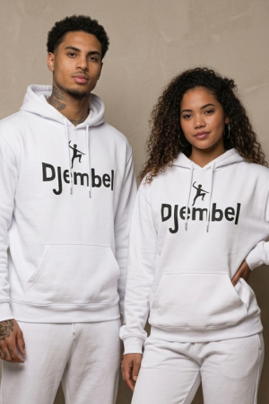 SWEAT SHIRT EKESHI BLANC LOGO NOIR