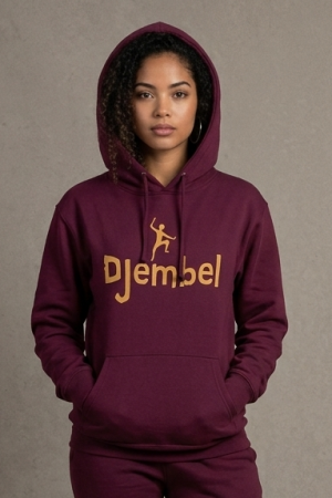 SWEAT SHIRT EKESHI BORDEAUX LOGO OR